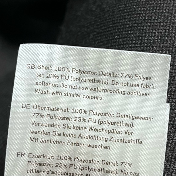 RAINS Paneled Fleece Jacket Sz M/L - Picture 10 of 11